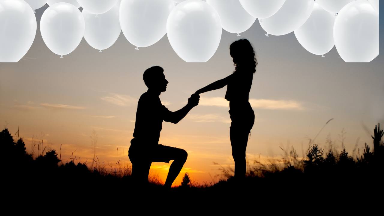 סידור בלונים להצעת נישואין – איך עושים את זה