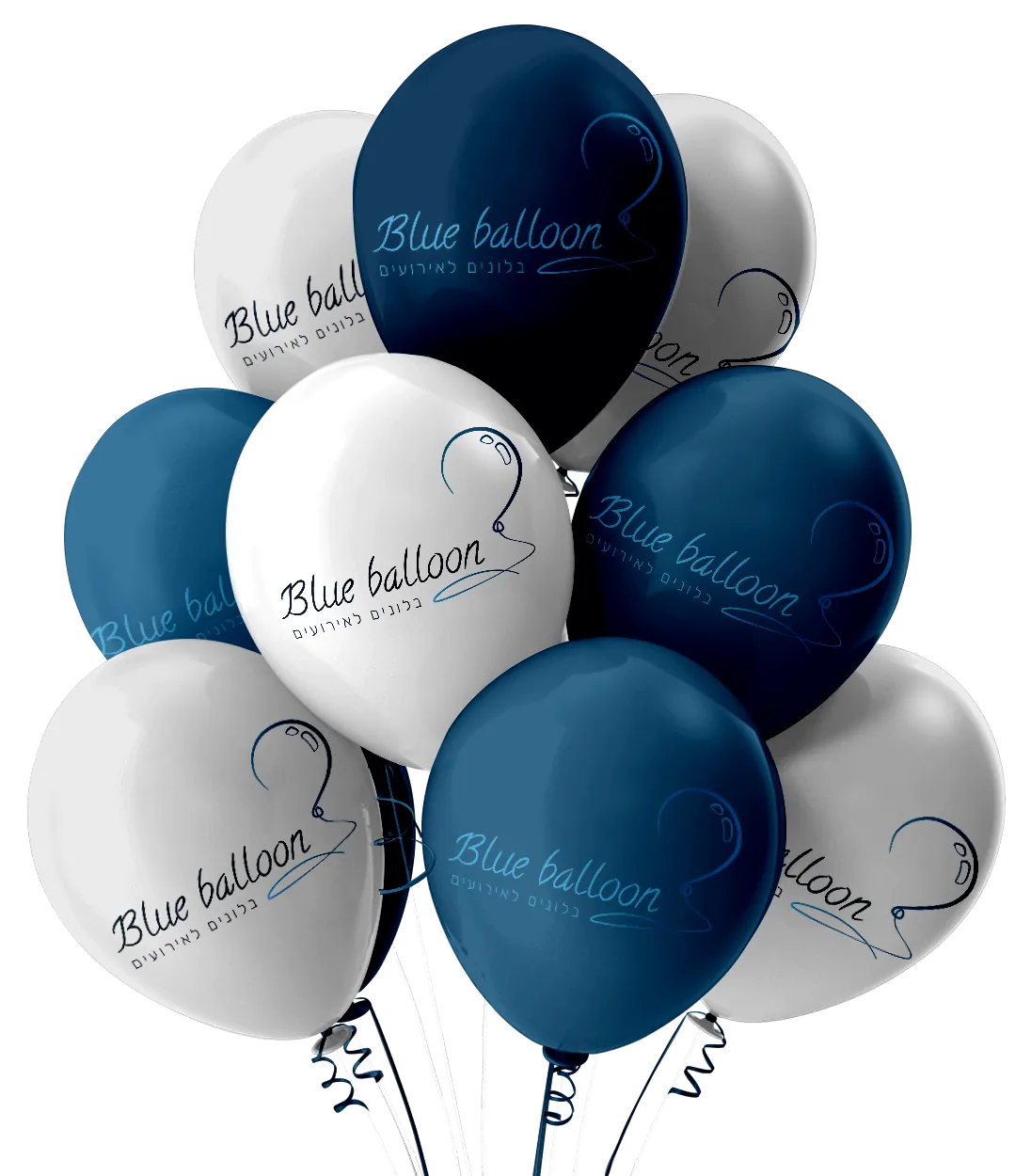 זר בלונים בעיצוב Blue Balloon